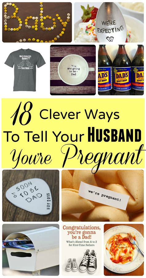 cute ideas to announce pregnancy to husband|how to tell your husband you're pregnant.